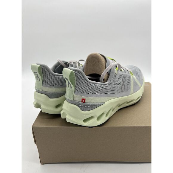 On Cloudsurfer Women's Size 8 Frost/Lima Trail Shoes 3WE10102849 - Picture 4 of 9